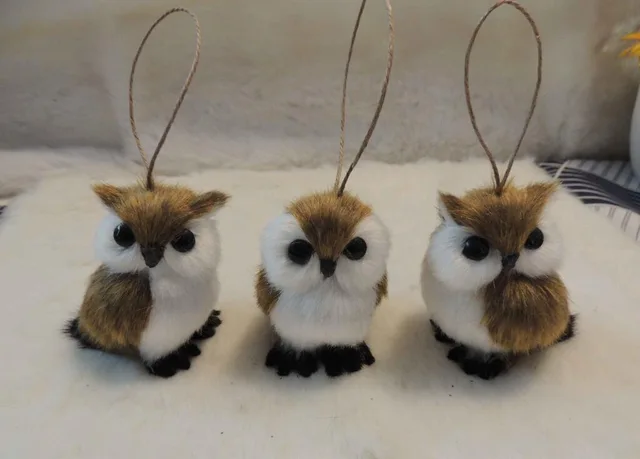 Set of three owls