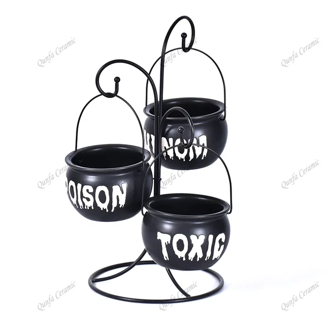 Halloween series Decoration Ceramic tableware Halloween Candy Bowl Set