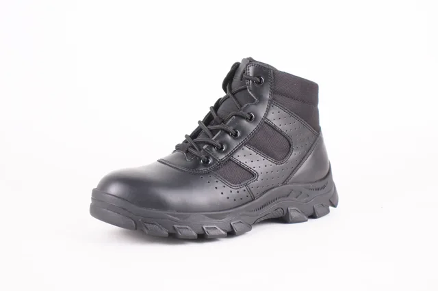 WINSON Men's Genuine Leather Work Boots/Work Shoes/Outdoor Shoes With Rubber Outsole