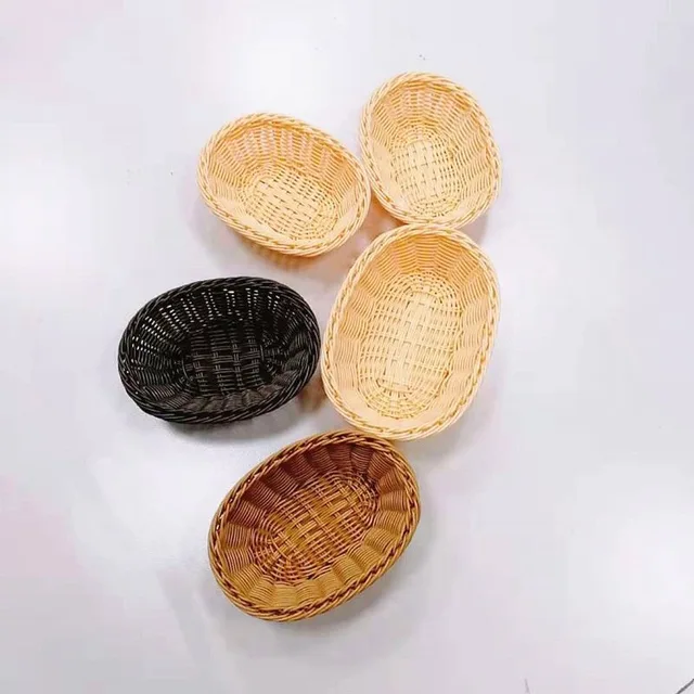 Kingwillow hot seller high quality handmade PE sket wholesale，be used for fruits,bread,sundries etc.gift basket