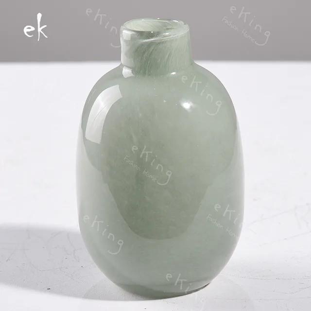Spring glass vase EKING glass flower vase handblown glass decoration glassware nordic tabletop vase