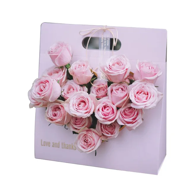 Flower bag with window
