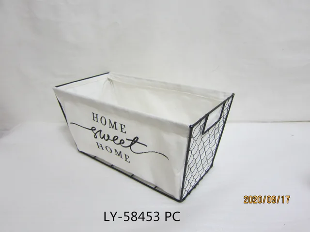 Iron wire basket, Factory Price Home Goods Wire Basket