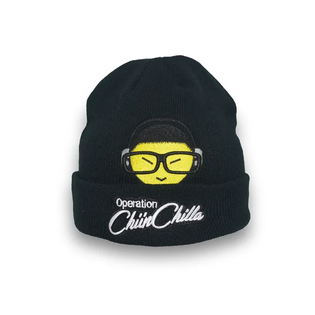 3D embroidery beanie winter hat