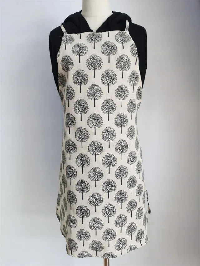 Polyester cotton printed apron