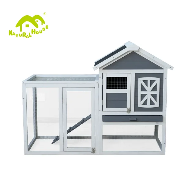 Wooden rabbit hutch