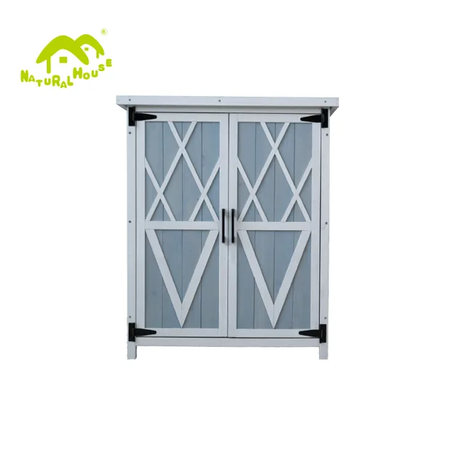 Wooden garden shed