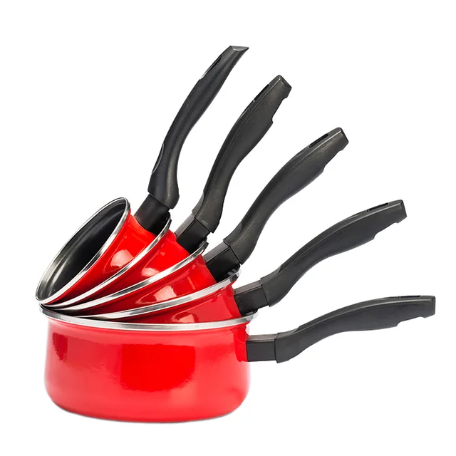 Non stick Coating Cookware Saucepan Fry Pan With Handle Home Cooking nonstick cookware