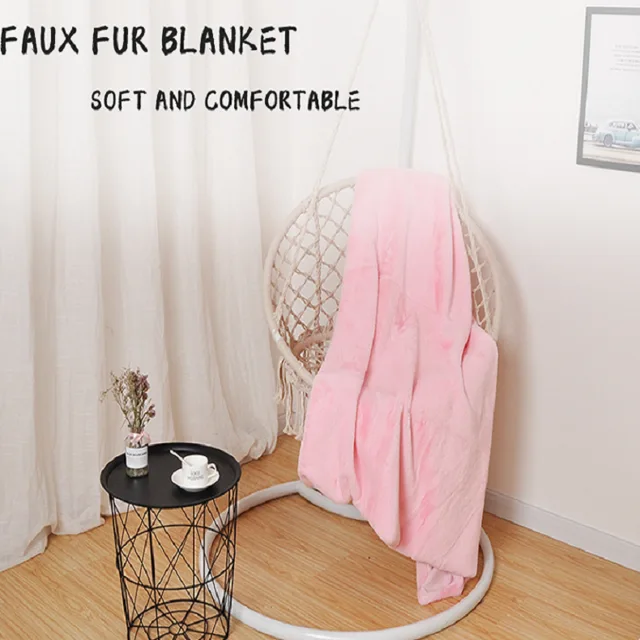 50x60“,60x70", 70*80" Luxury fauxfur blankets New design rabbit fur throws blankets Soft faux fur blankets throws