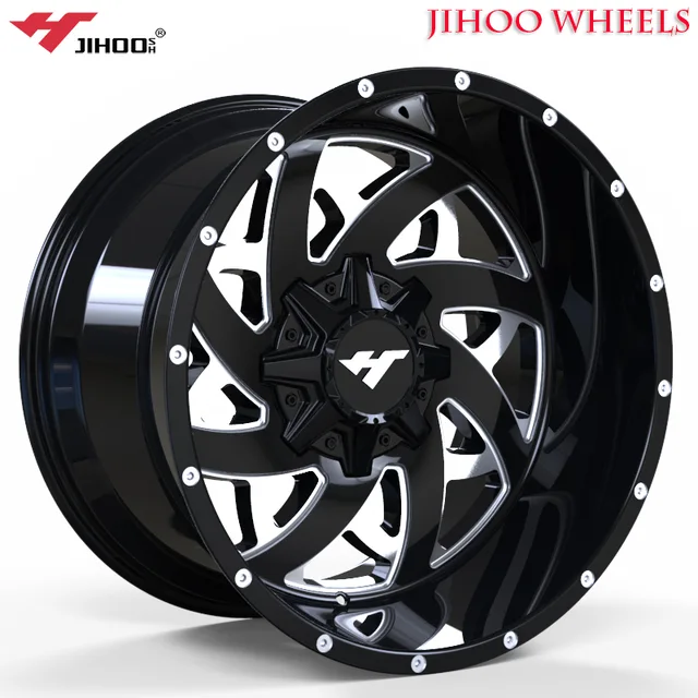 0AS9997 22 24 20 inch 4x4 wheel wheel rim for car off road alloy wheel rims with 5/6/8/*127-180 new wheels of Jihoo Wheels