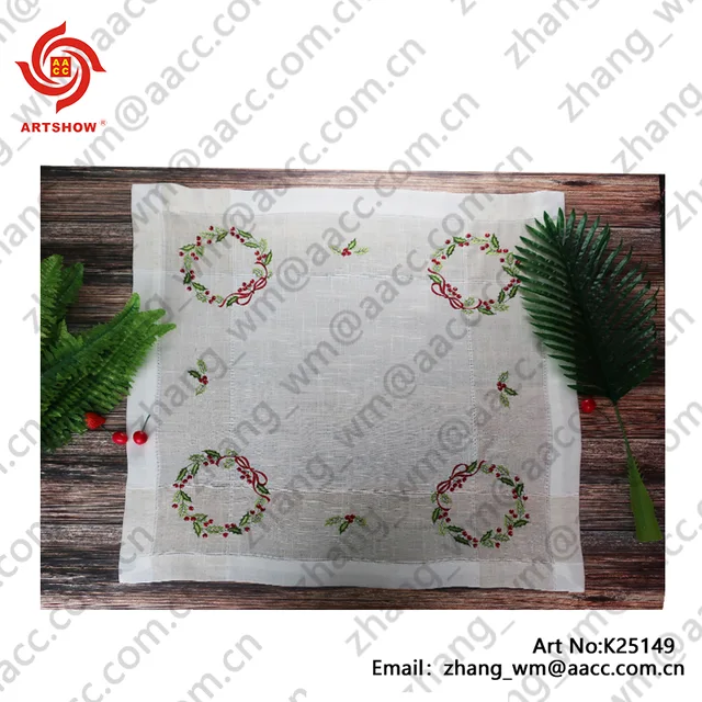 Handmade embroidery tablecloth/Mantel / Nappe / Tischdecke / Tovaglia/