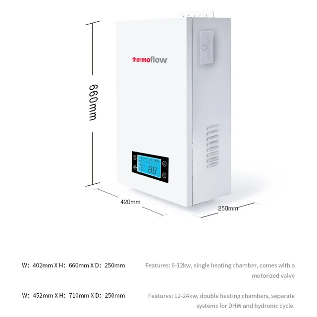 Electric combi boiler - STB/DTB series