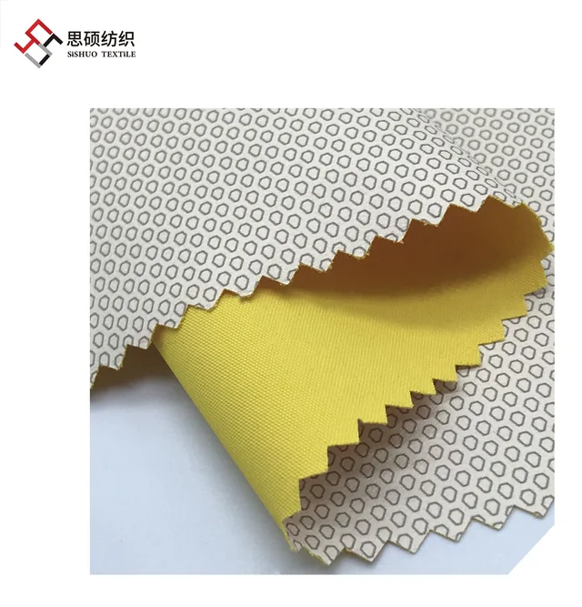 Cordura oxford bonded PU printed film fabric for outdoor jacket
