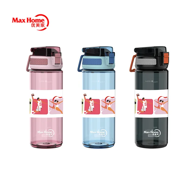 Drinking straw bottle 650ml/750ml/850ml