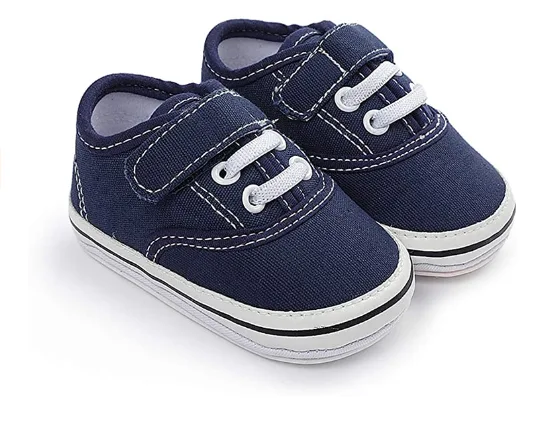 Infant cotton canvas europe american anti slip oem baby shoe