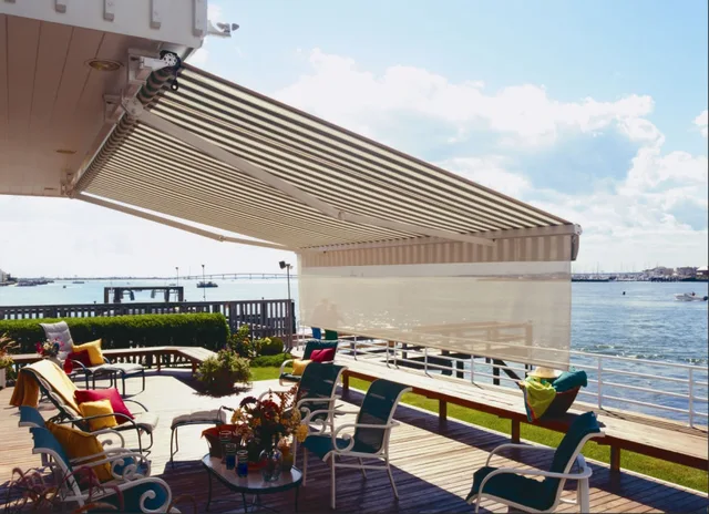 Manual Retractable Sun Shade Patio Awning
