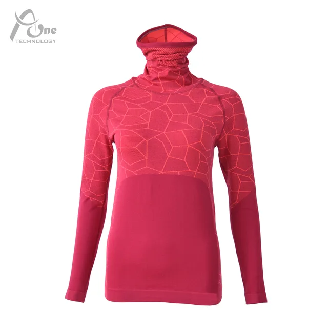 Women thermo hoody top
