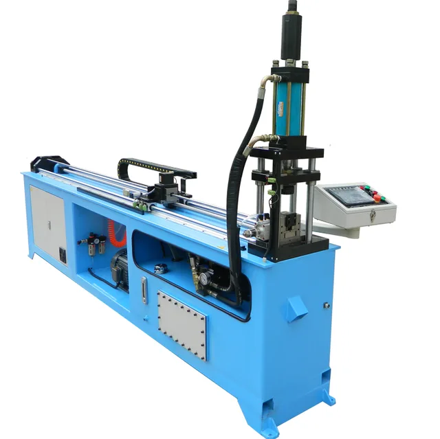 Automatic steel pipe punching machine
