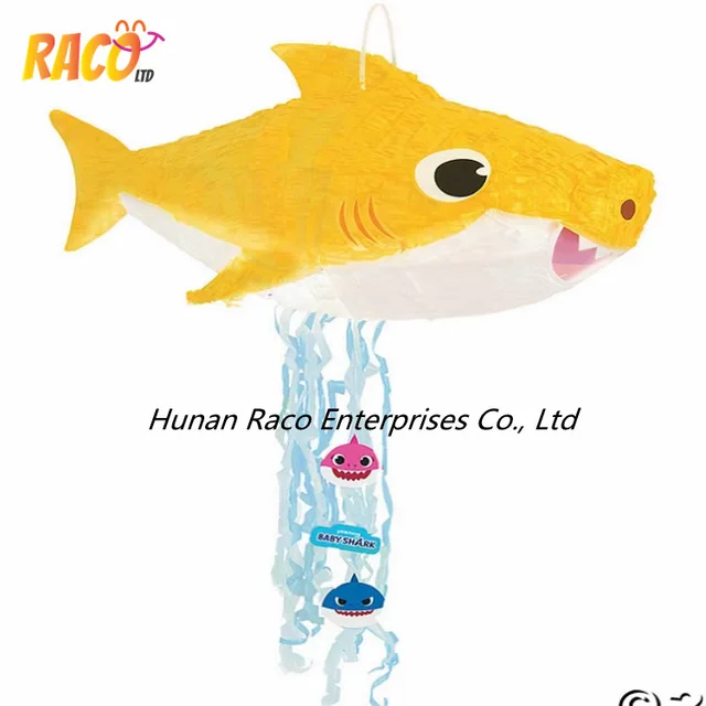 Fish panda cactus rainbow pinata
