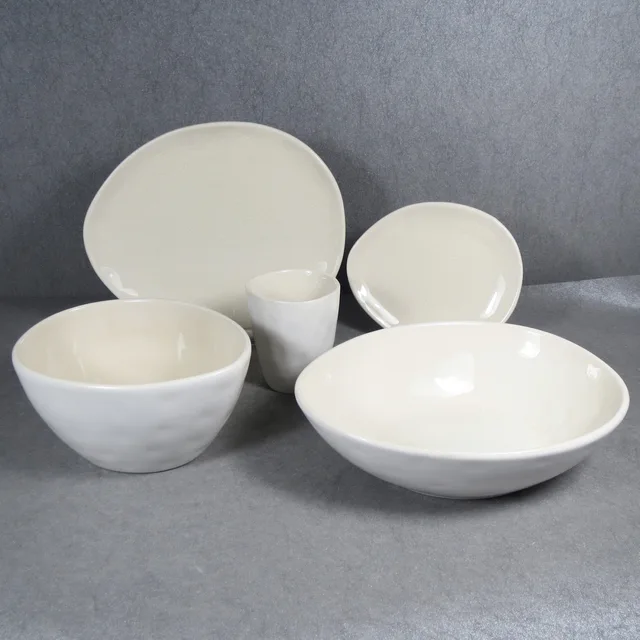 Stoneware Items in Crackle Glaze