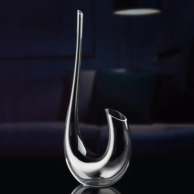 Lead free crystal decanter