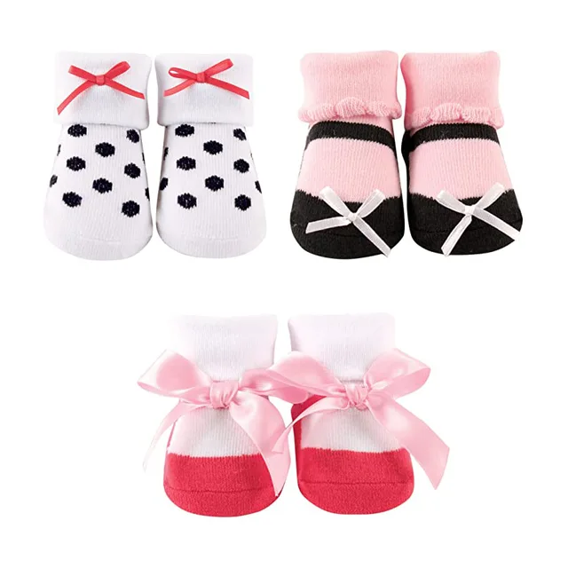 Lace Bow Cotton Baby Socks