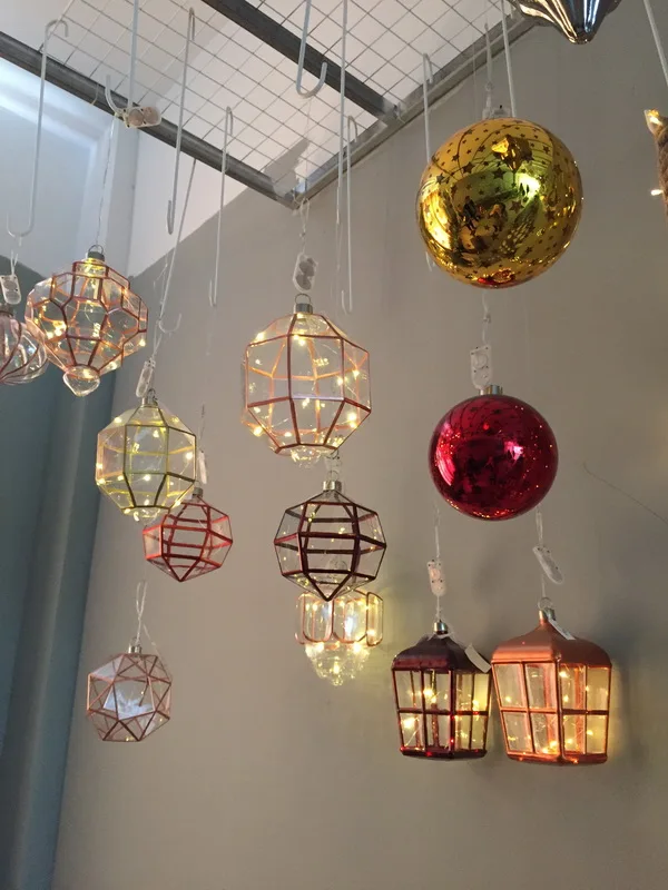 LED Charistmas Glass Hanging Ornament