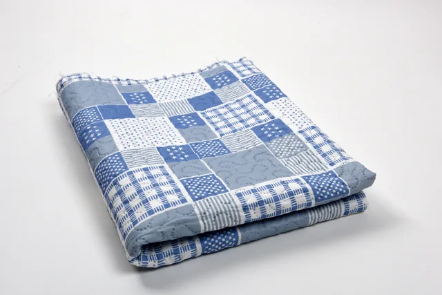 100% polyester microfiber print ultrasonic quilting