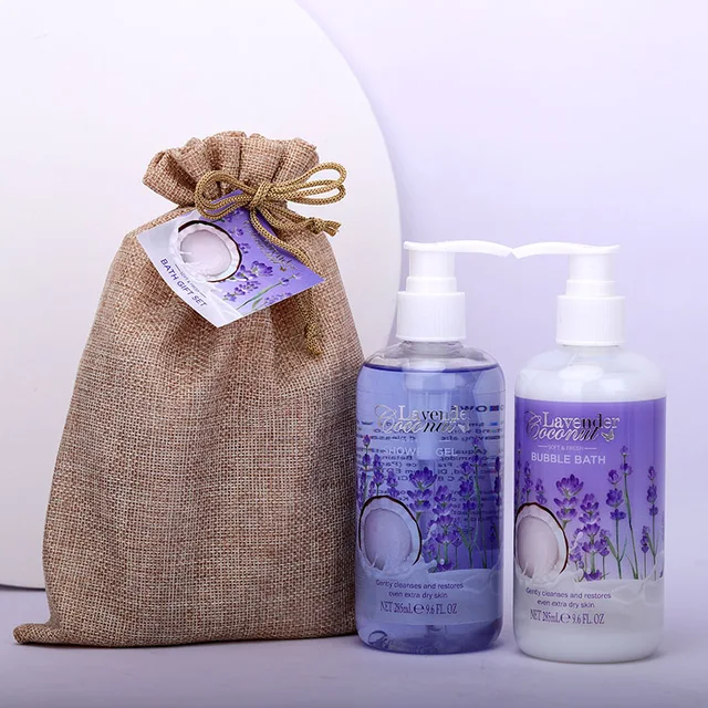 OEM&ODM luxury spa bath set with shower gel and bubble bath