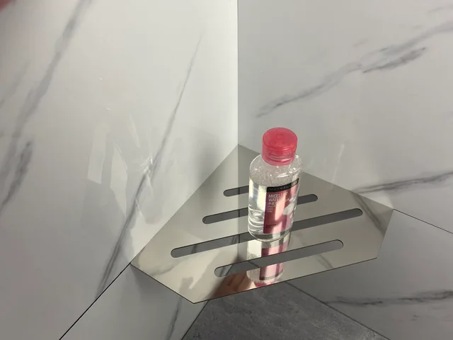 Stainless steel corner shelf SLF-7
