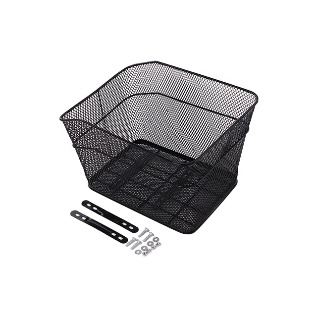 High Quality bicycle basket steel bicycle bag handlebar storage basket bag steel bicycle rear basket with high quality