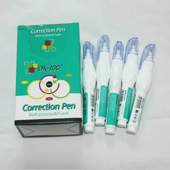 Metal tip correction pen