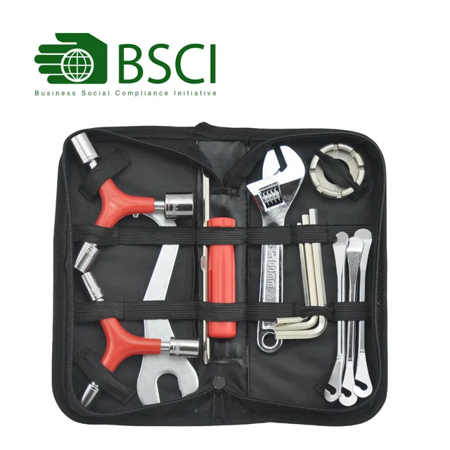 Bike tools kit Professional Bicycle Repair Tools Cycling Multitool Chain Pedal BB Wrench Hex Key Bike Tool Kit with high quality