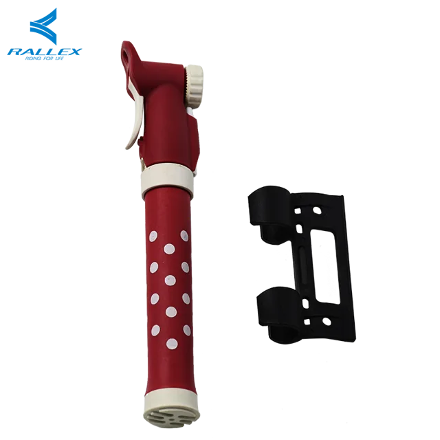 RALLEX hot sale mini bicycle pump bike fork pump plastic hand pump for bike Mountain Bikes Tires with great price