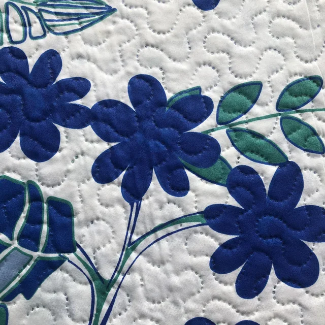 Ultrasonic Quilting Spray Bonded Cotton Fabric