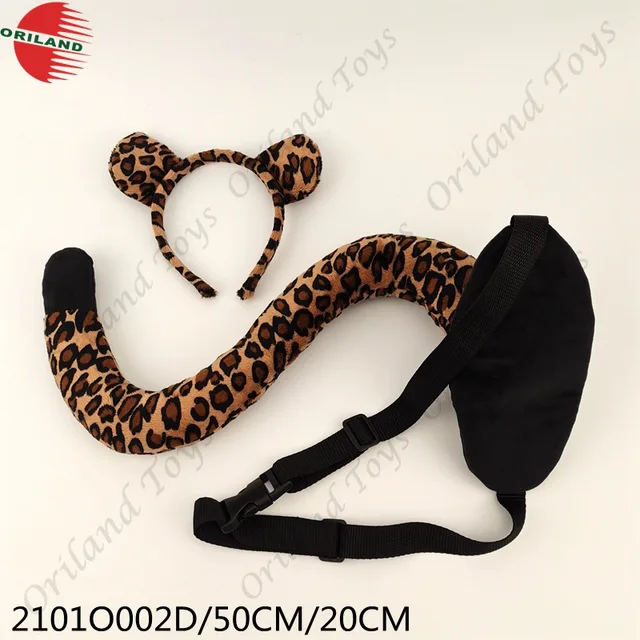 Tiger animal cosplay set for party headband tail decoration
