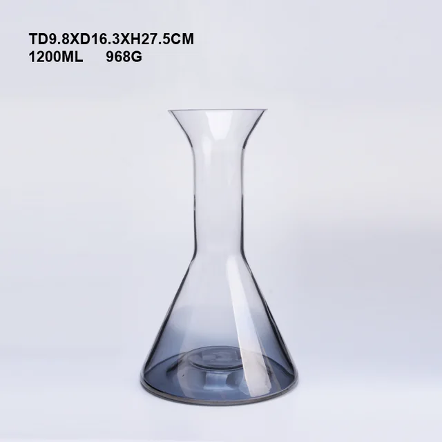 ### 0 Custom gift handmade crystal high borosilicate red wine bottle glass decanter