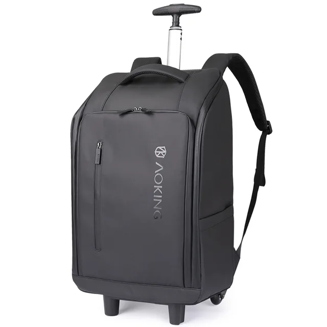 Aoking Trolley Luggage Traveling Bag With USB Charger Port