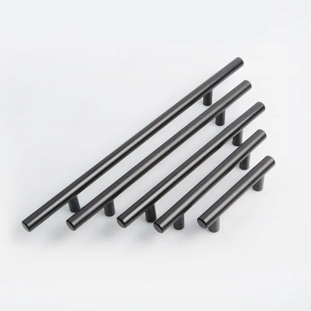 Stainless Steel Furniture Kitchen Wardrobe Shoebox Cabinet Knobs Closet Door Drawer Pull Handles Hardware Silvery