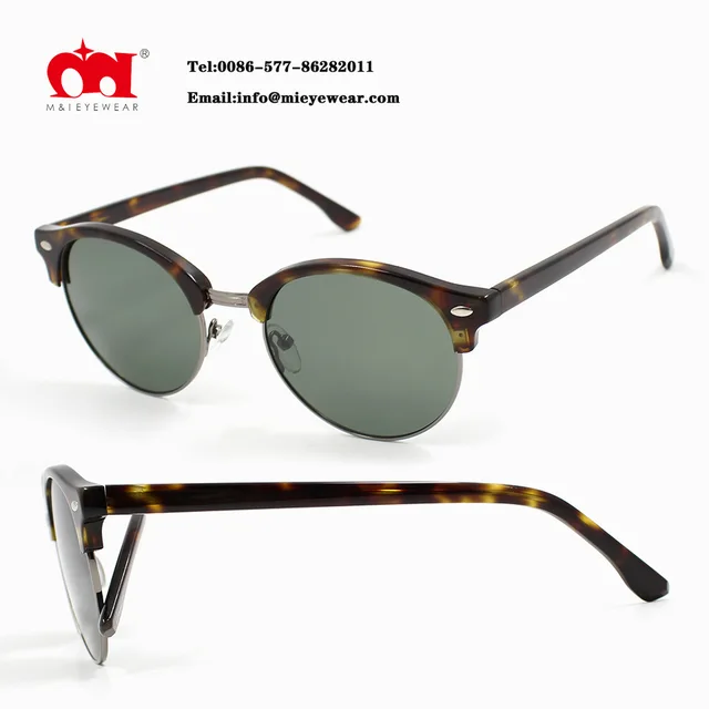 2024Classic Round Acetate Sunglasses