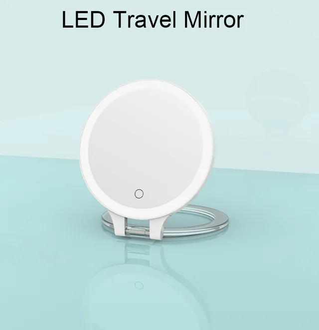 JYD Mirror New LED Mirror Makeup Mirror Travel Mirror Cosmetic Mirror foldable design