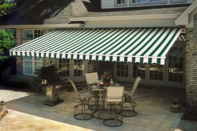Manual Retractable Sun Shade Patio Awning