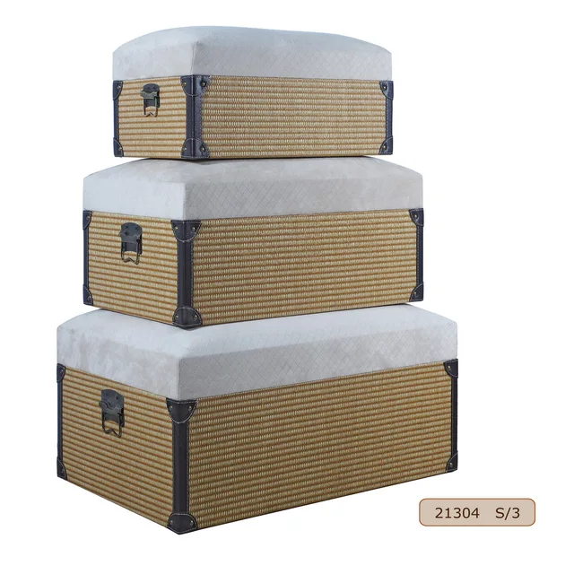 Canvas With Wood Decoration Trunks