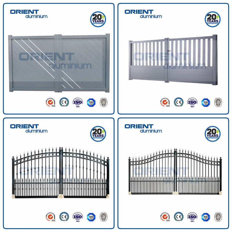 Traditional aluminum gate functional and timeless