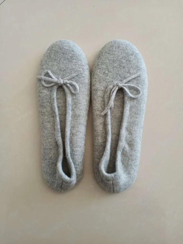 Cashmere shoes