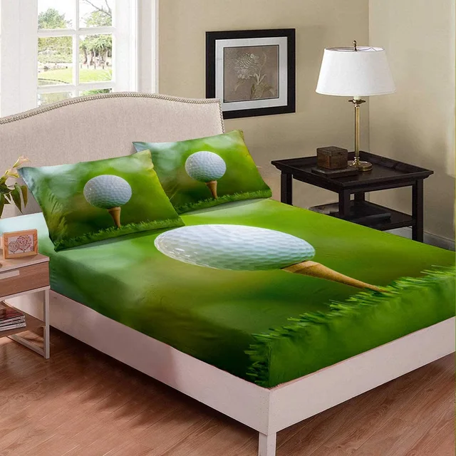 3D printted kids fitted sheet set 3pcs breathable comfortable100% polyester