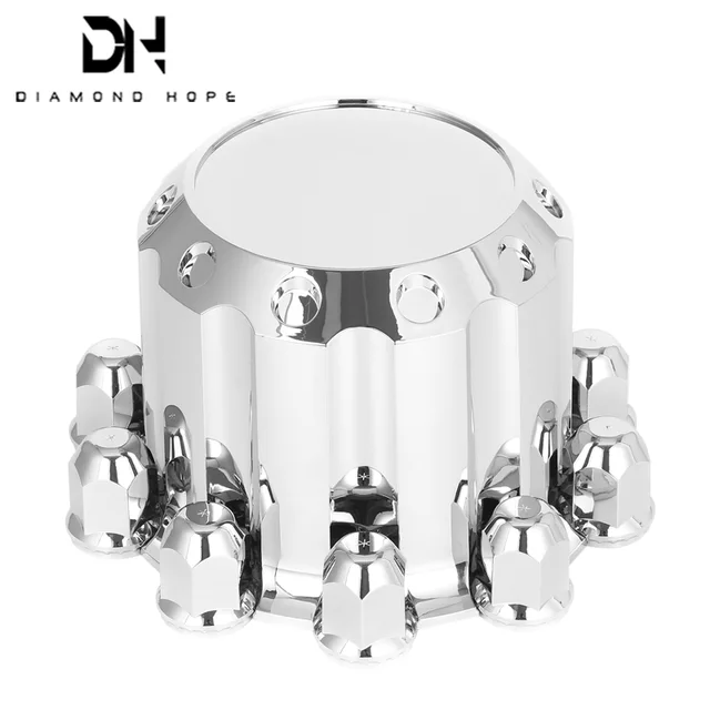 Chrome 22.5 inch truck newest wheel cover axle covers