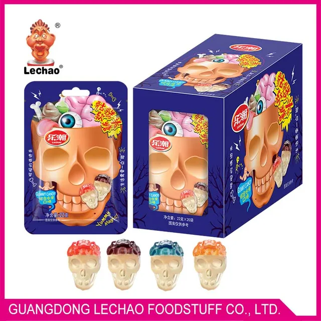 Skull gummy candy