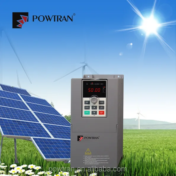 POWTRAN 220v to 380V 0.4kw-400kw off gride solar water pump inverter