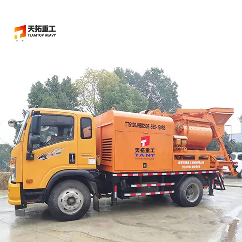 Truck mixer with pump T9